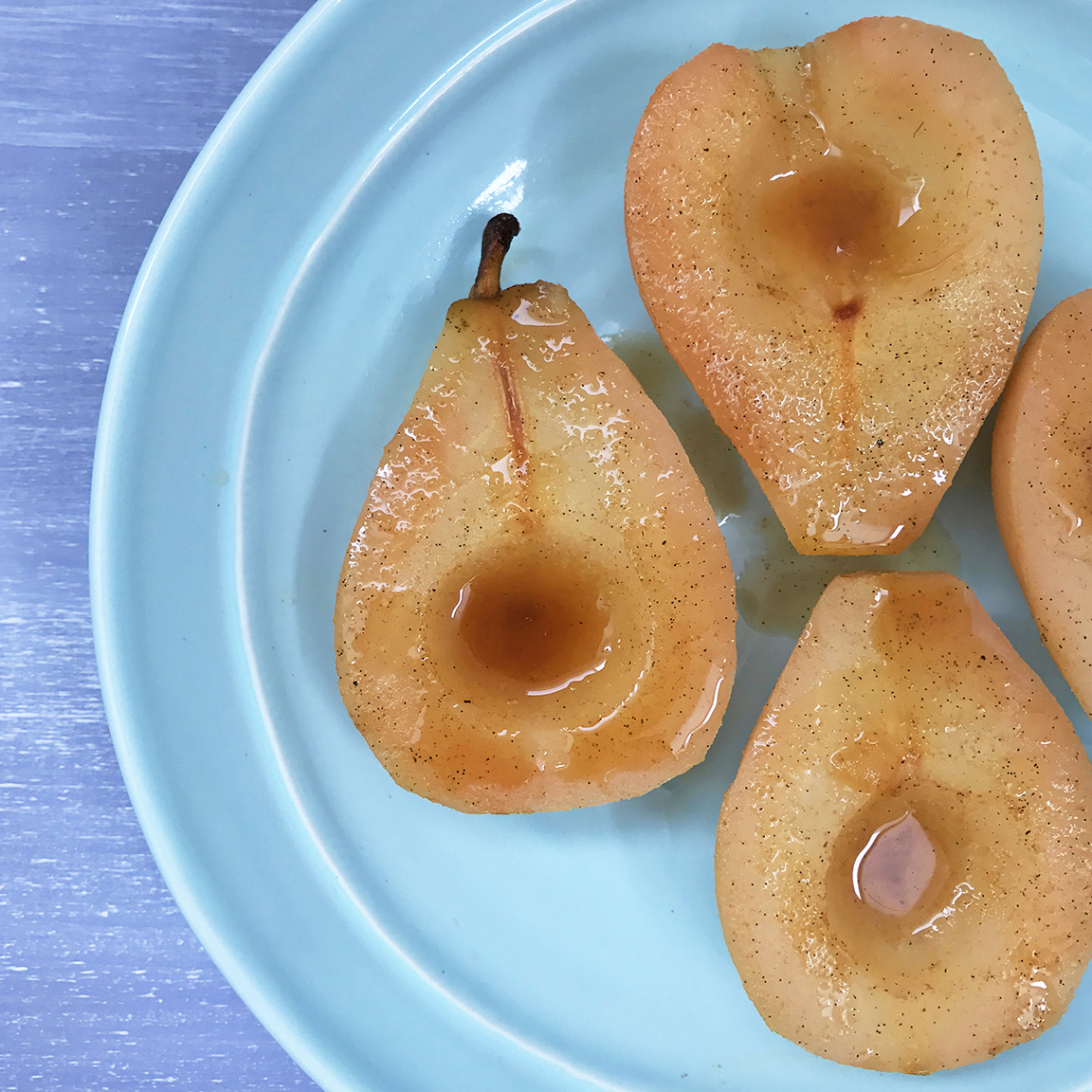 Funky Baked Pear Recipe Start Eating Organic 